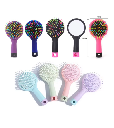Brosse Ronde Colorée Personnalisable – Spécial Sublimation | Accessoire Pratique & Design Unique