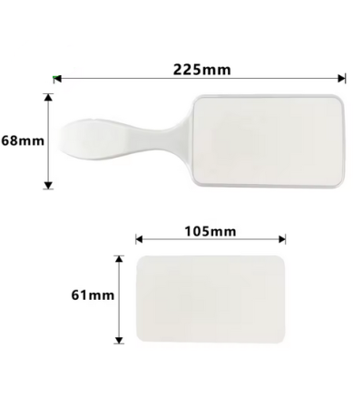 Brosse rectangulaire pour sublimation – Personnalisable et pratique