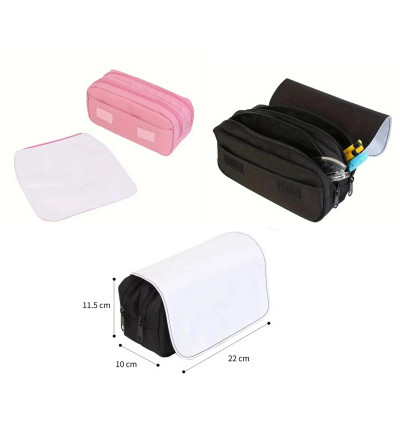 Trousse double compartiment pour sublimation – Personnalisable et pratique