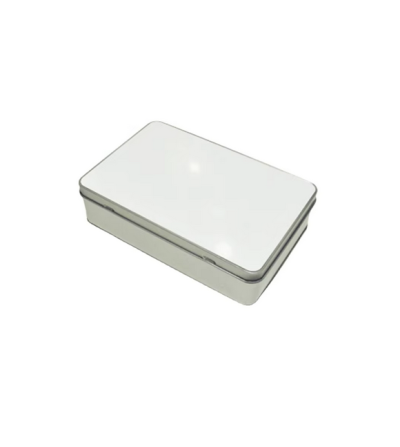 Boîte aluminium rectangle sublimation gris