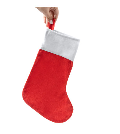Lot de 10 Chaussettes / Bottes de Noël Blanc / Rouge – Sublimation & Flocage DTF