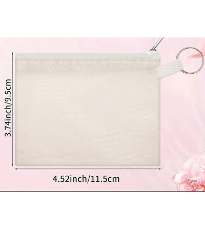 Porte monnaie blanc sublimation