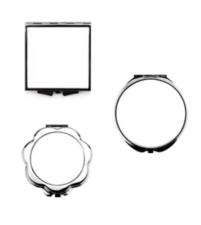 Miroir de poche pour sublimation – Accessoire personnalisable