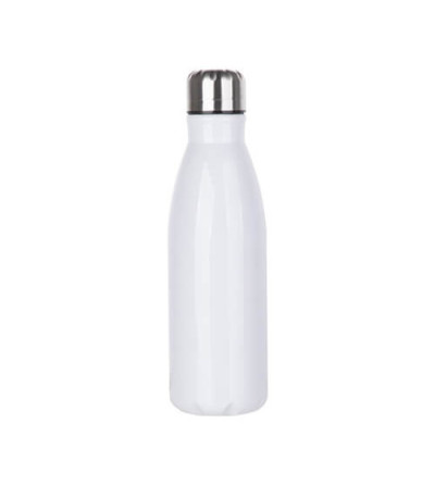 Bouteille Aluminium 650 ml Blanche – Compatible Sublimation – Léger & Résistant