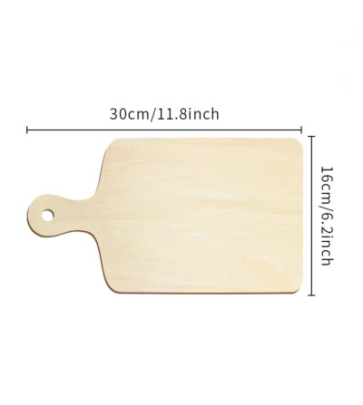 Planche ou dessous de plat en bois – Personnalisable par sublimation