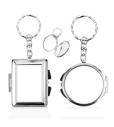 Miroir Porte-Clé Personnalisable pour Sublimation
