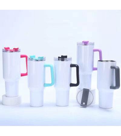 Tumbler 40 oz / 1200 ml avec poignée sublimation