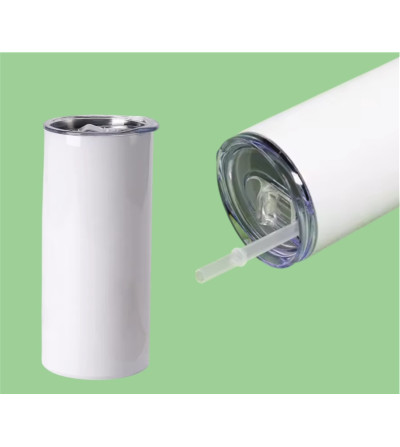 « RUPTURE » Tumbler 12 oz (350 ml) à Personnaliser – Gobelet Isotherme Blanc pour Sublimation