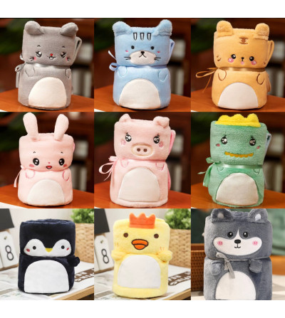 Plaid Polaire animaux pour Sublimation – Couverture animaux Personnalisable Haute Qualité