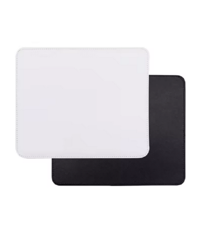 Tapis de Souris Rectangulaire en Similicuir – Personnalisable par Sublimation