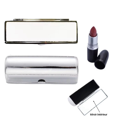 "RUPTURE" Boîte à rouge à lèvres en métal personnalisable – Sublimation