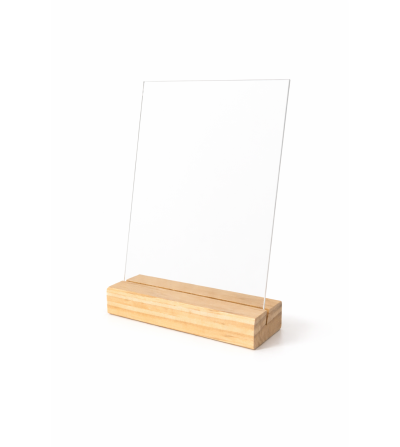 Cadre Plexiglas et socle bois – Support personnalisable pour DTF UV & vinyle