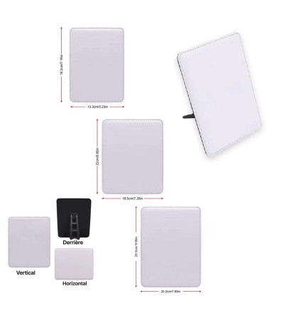 Cadre similicuir pour sublimation – support photo personnalisable