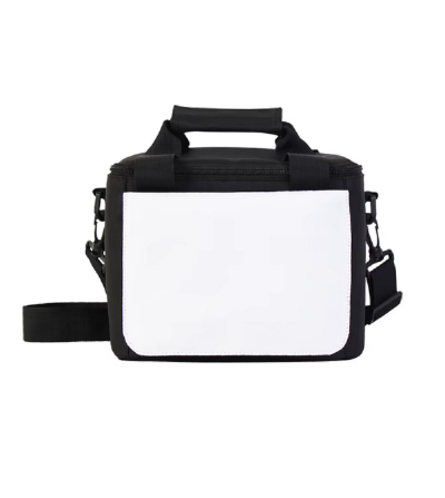 Glacière rectangle noir pour sublimation – Sac isotherme personnalisable | Kiofre