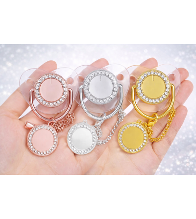 Sucette personnalisable sublimation avec attache tétine + plaques aluminium - Kit complet