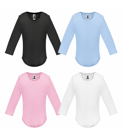 Body bébé manches longues personnalisable – Vêtement vierge pour marquage