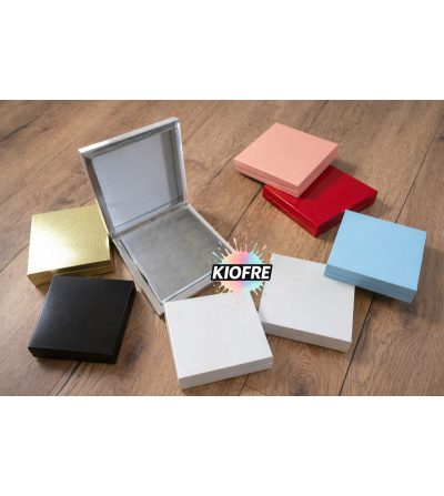 Boîte de carrés de chocolat à personnaliser – 9, 18 ou 27 cases