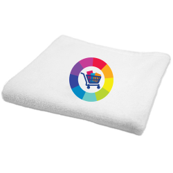 Serviette de toilette microfibre 50 x 100 cm personnalisée