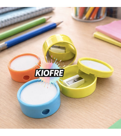 Taille-Crayon avec Réservoir Rond 44 mm à Personnaliser pour Sublimation