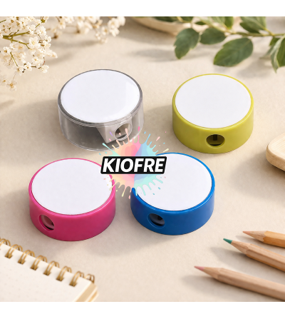 "RUPTURE" Taille-Crayon Rond 40 mm à Personnaliser pour Sublimation