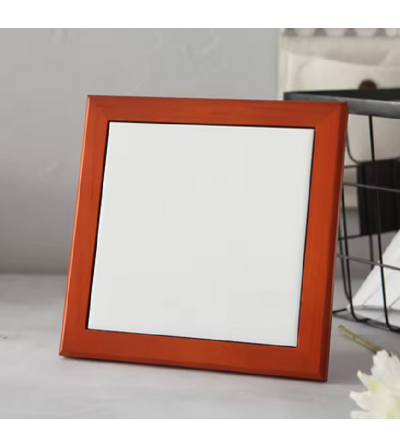 "RUPTURE" Dessous de plat / cadre bois 2 en 1 avec carreau céramique personnalisable – sublimation