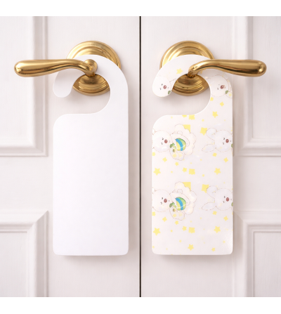 Accroche-porte personnalisable en sublimation – Idéal décoration & signalétique
