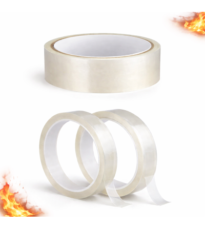 Scotch transparent haute température – Ruban adhésif thermique pour sublimation et flocage