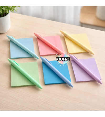 Ensemble Post-it sublimation avec stylo | Bloc notes