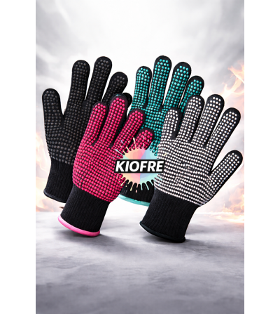 Gants Anti-Chaleur en Silicone KIOFRE – Protection Thermique pour Sublimation & Presse à Chaud