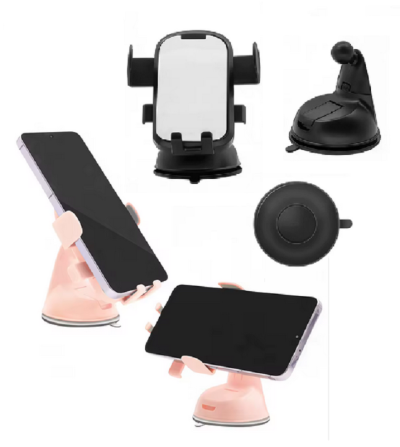 Support téléphone voiture 360° pour sublimation – Support smartphone ventouse personnalisable