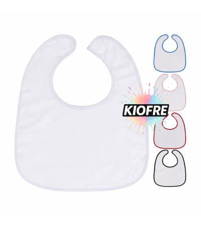 "RUPTURE" Bavoir bébé sublimation à personnaliser – Polyester coton avec scratch