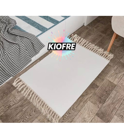 « RUPTURE » Tapis à Franges Personnalisable par Sublimation – Antidérapant & Lavable