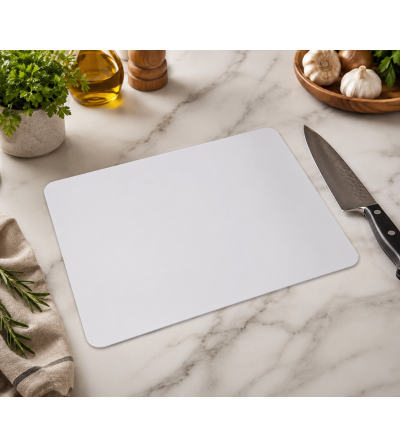 "RUPTURE" Planche de cuisine polymère sublimation recto verso – Support personnalisable haute qualité