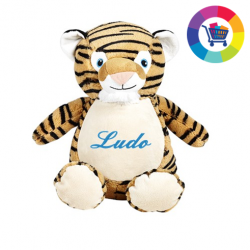 "RUPTURE" Peluche / doudou / range pyjama personnalisé tigre