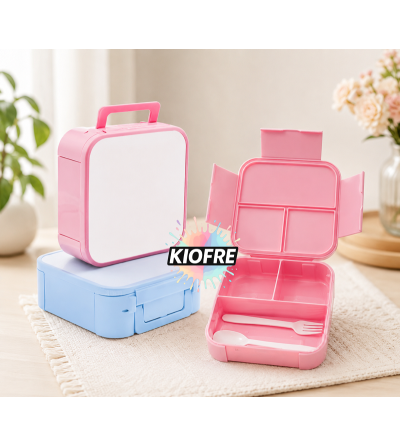 "RUPTURE" Boîte à Goûter / Lunch Box Sublimation avec Compartiments & Couverts