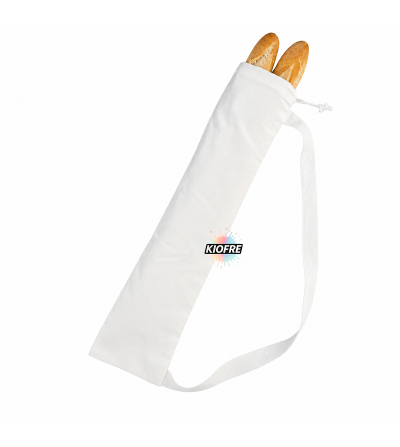 Sac à Pain Personnalisable – Spécial Sublimation | Sac Baguette Réutilisable & Durable