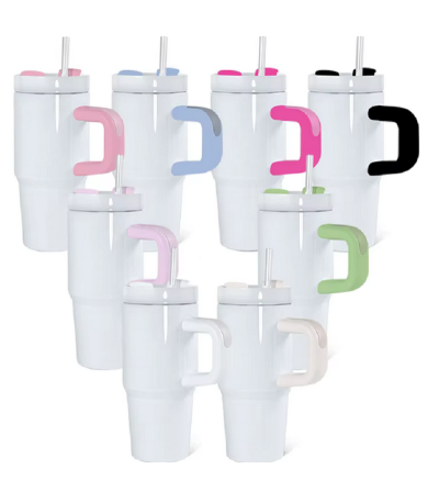"RUPTURE" Tumbler 14 oz (414 ml) sublimation en acier inoxydable avec poignée