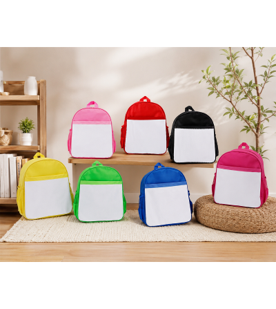 Sac à dos enfant personnalisable pour sublimation – Rabat détachable