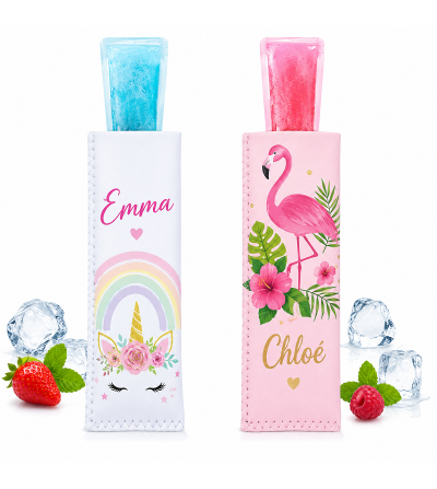 Protège-glace tube en néoprène pour sublimation – Housse personnalisable pour glaces type Mr Freeze®