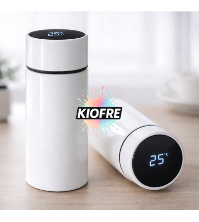Thermos Intelligent 350 ml avec Affichage de Température LED pour Sublimation