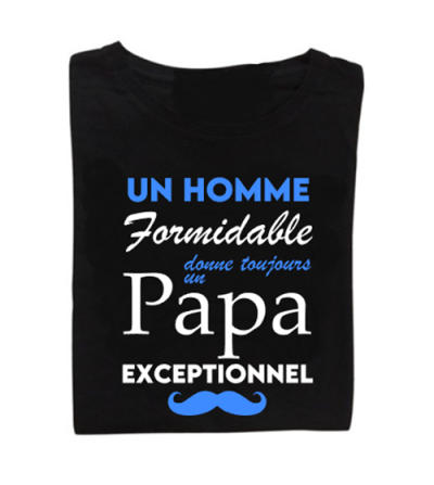 Tee-shirt un homme formidable donne toujours personnalisé