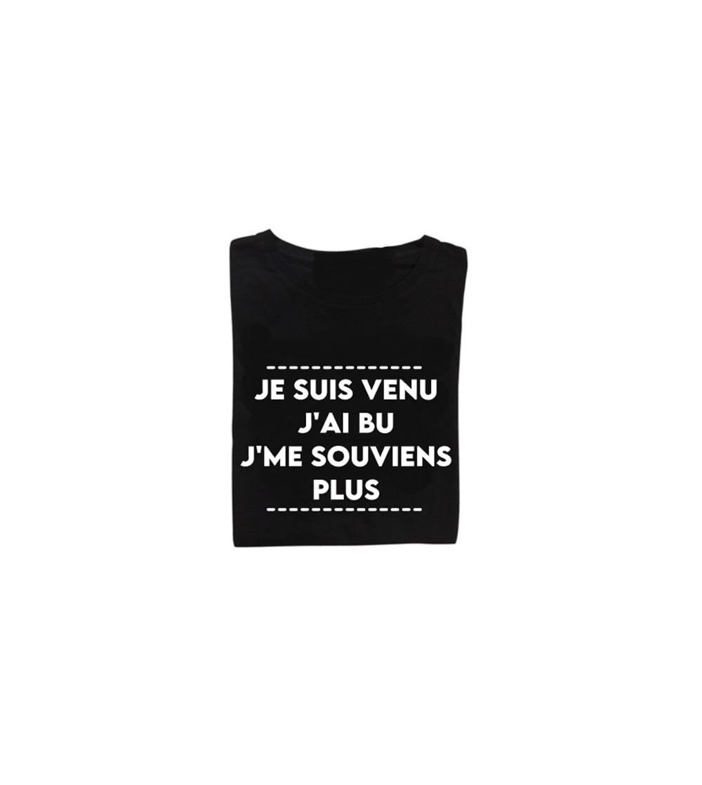Acheter teeshirt je suis venu j