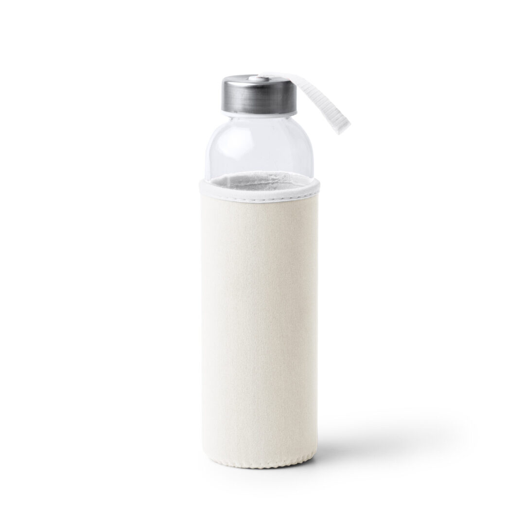 Bouteille 500 ml en verre avec housse néoprène – Sublimation personnalisable