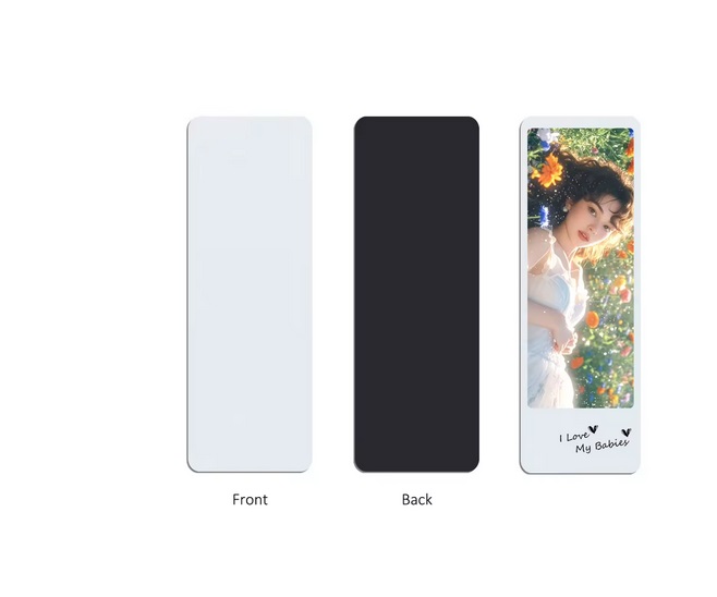 Magnet personnalisable sublimation – Format 4,5 x 14 cm – Aimant haute qualité