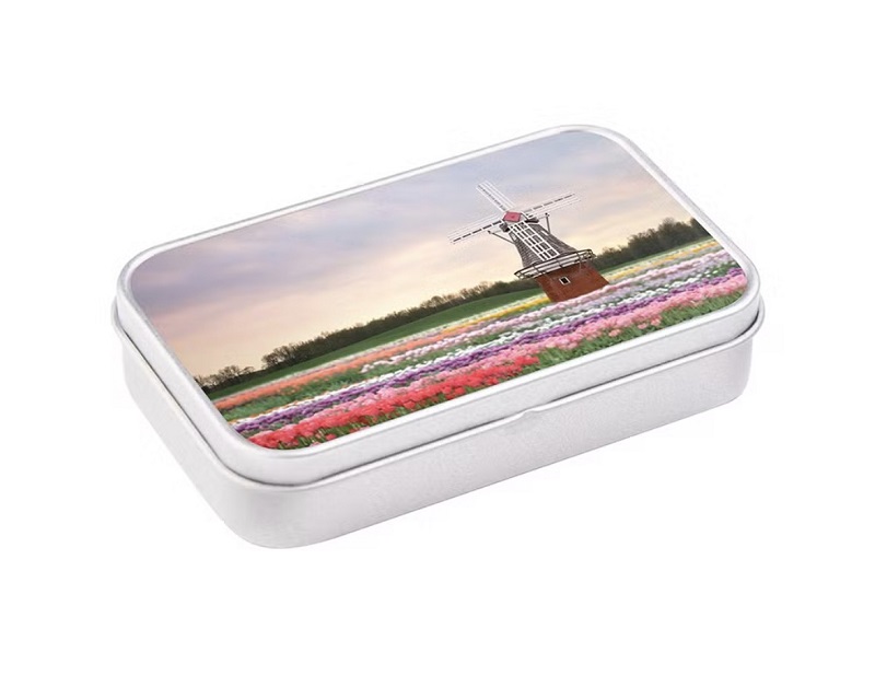 Boîte métallique en aluminium avec plaque de sublimation – 10 x 6 x 2,5 cm – Boîte à bons points personnalisable – Image 3
