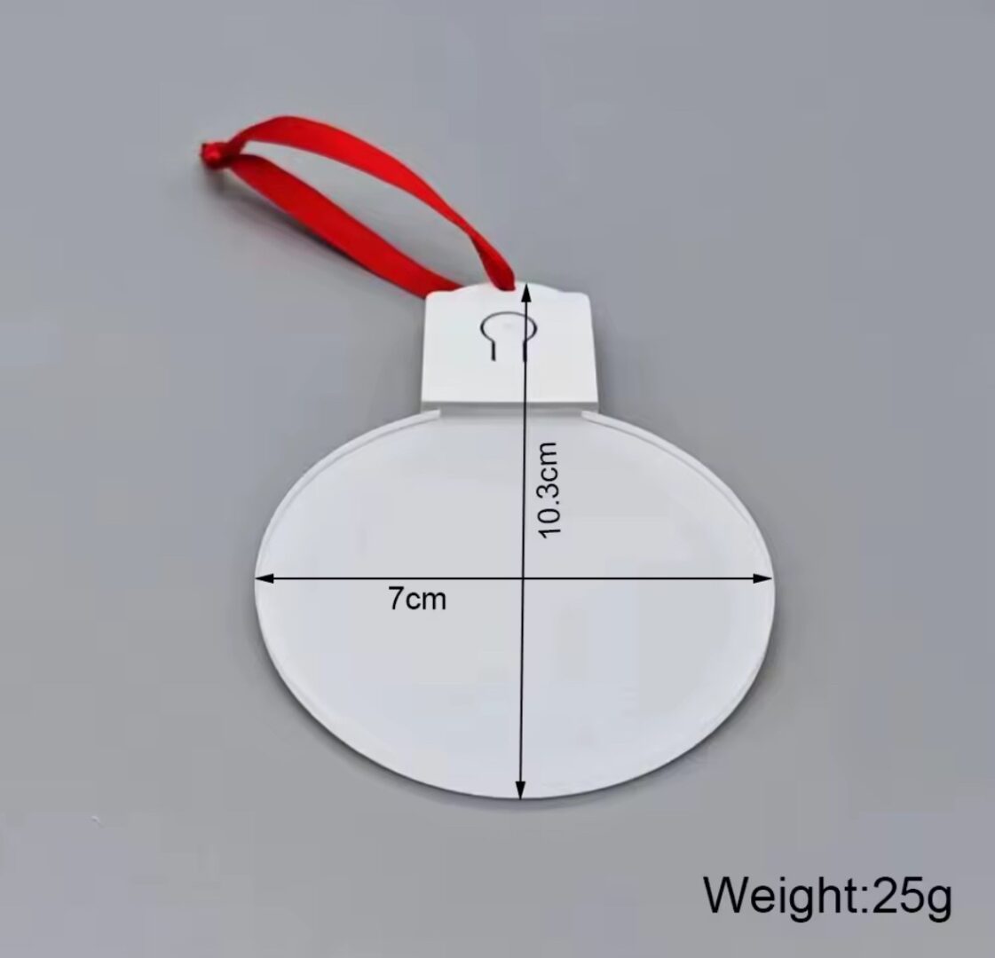 Boule LED de Noël à Suspendre – Personnalisable par Sublimation | Décoration Lumineuse & Unique – Image 4