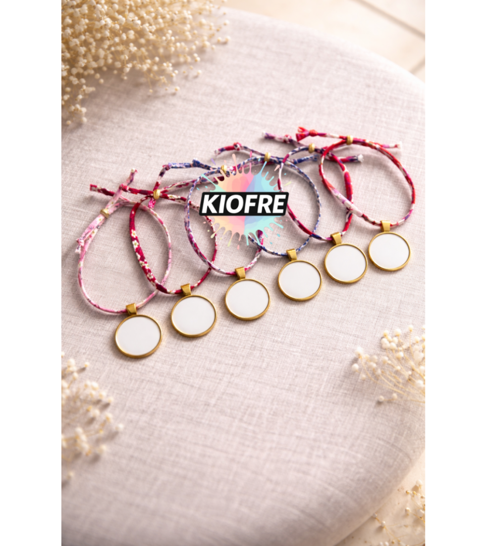 Bracelet Cordon Liberty pour Sublimation Personnalisable – Image 3