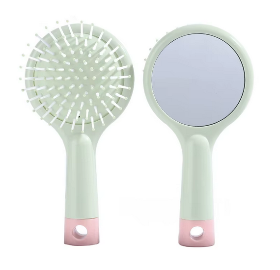 Brosse ronde couleur pastel avec plaque aluminium pour sublimation – 157 x 75 mm – Image 2