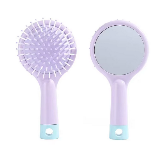 Brosse ronde couleur pastel avec plaque aluminium pour sublimation – 157 x 75 mm – Image 3