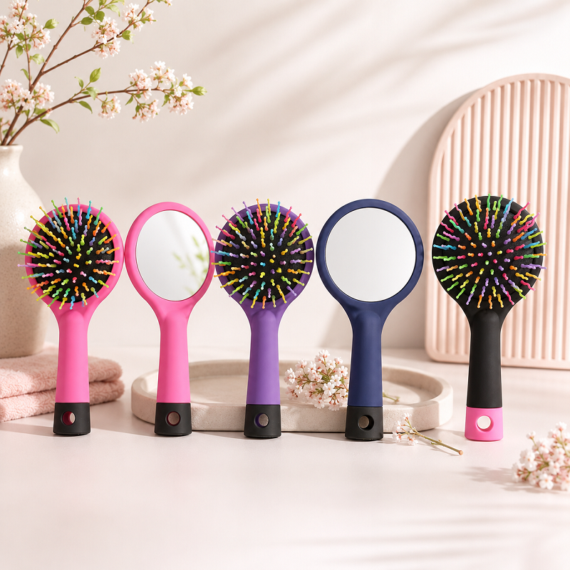 Brosse Ronde Colorée Personnalisable – Spécial Sublimation | Accessoire Pratique & Design Unique